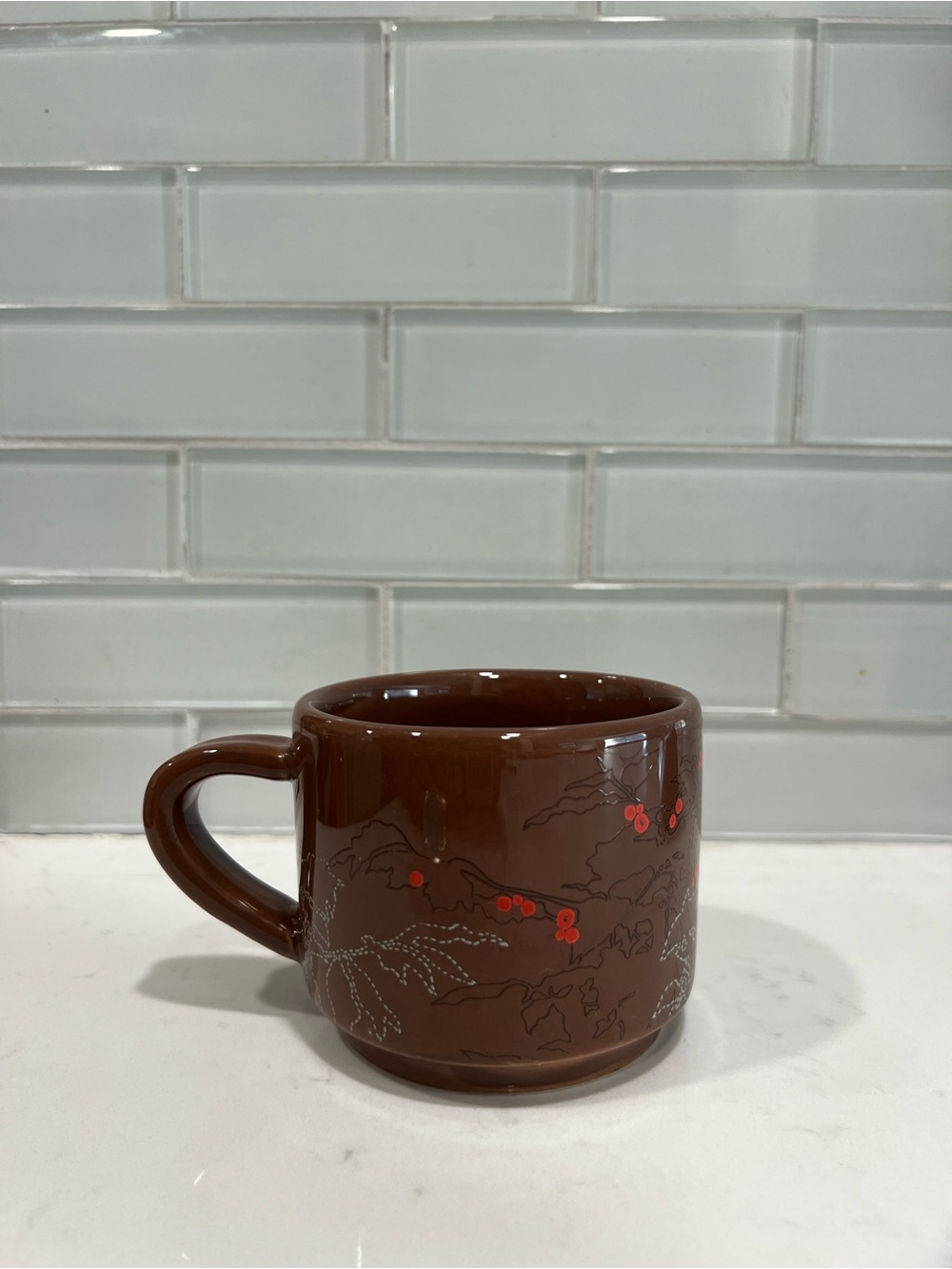 Starbucks 2009 Bean Plant Berries Mug 10 oz